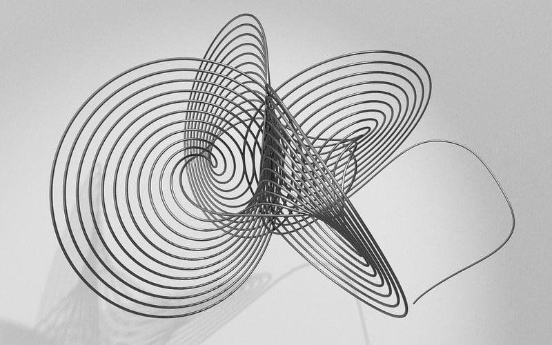 Abstract Fractal Spiral